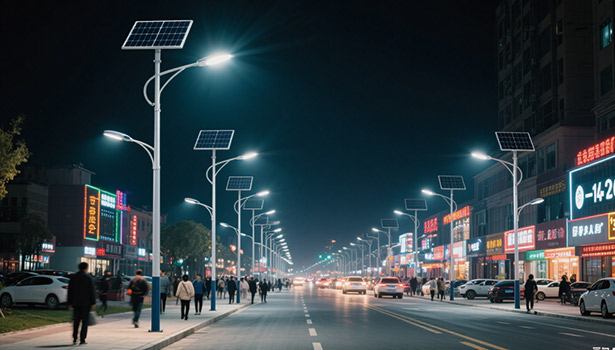 solar street light poles